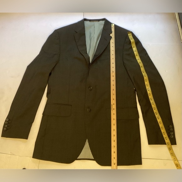 Coppley For  Harry Rosen 1883. Classic Formal 100% Grey wool suit. Size 39. GC - Picture 5 of 15